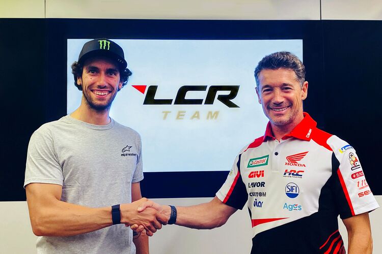 Alex Rins und Lucio Cecchinello