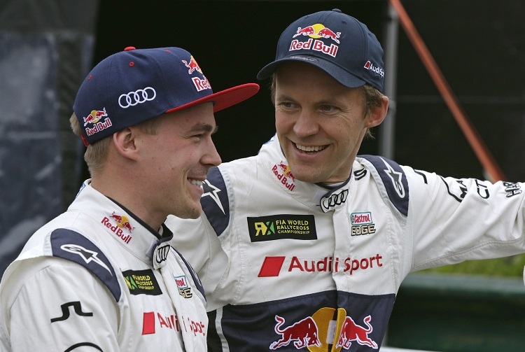 Toomas Heikkinen (li.) und Mattias Ekström