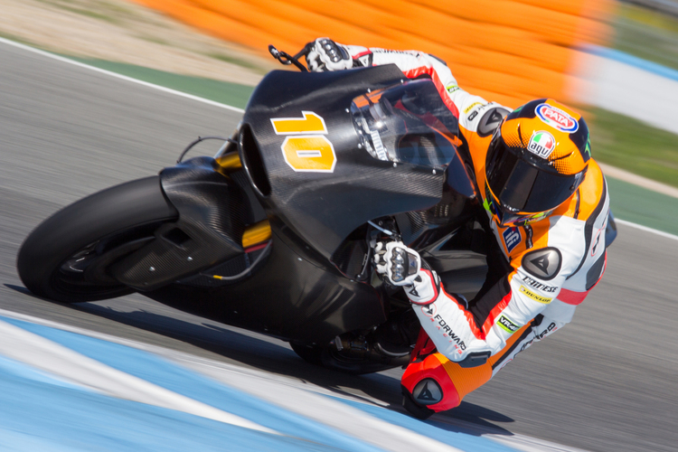 Luca Marini in Jerez auf der Moto2-Kalex