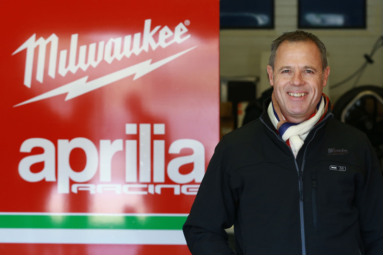 Milwaukee-Aprilia-Teamchef Shaun Muir