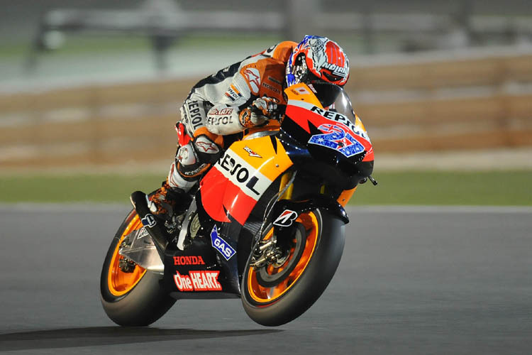 Casey Stoner unterstreicht seine Favoritenrolle