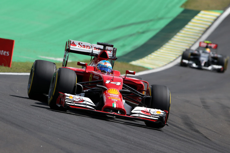 Fernando Alonso in Interlagos