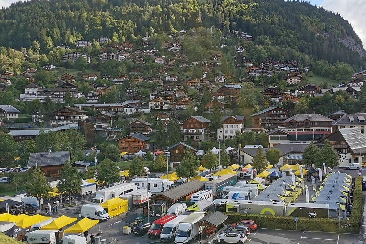 Serviceplatz am Mont-Blanc