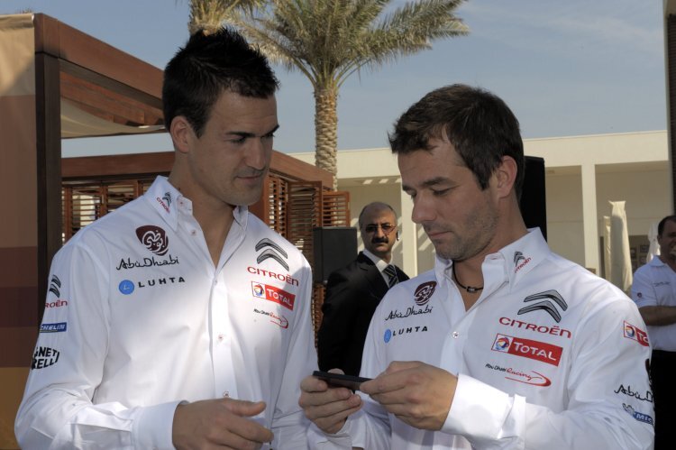 Dani Sordo (li.) und Sébastien Loeb (re.)