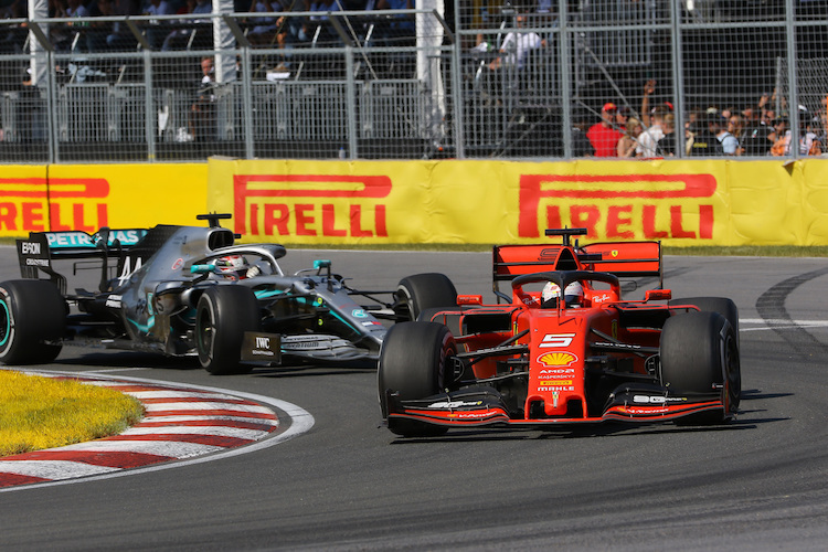 Vettel vor Hamilton in Montreal
