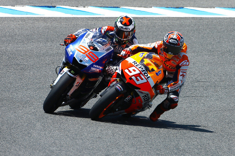 2013: Márquez rammt Lorenzo von Platz 2