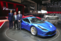 Von links: John Elkann, Louis Camilleri und Piero Ferrari in Genf