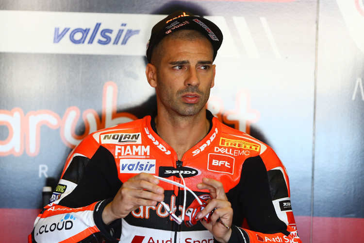 Marco Melandri war nach dem Ausfall schwer geknickt