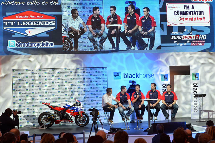 Jamie Witham interviewt das Team Honda TT Legends