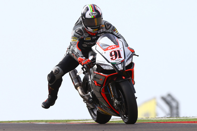 Aprilia-Werksfahrer Leon Haslam