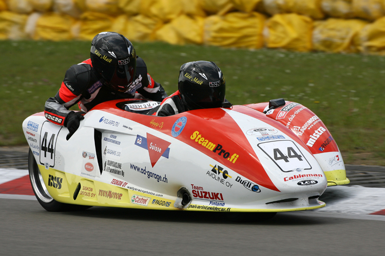 Sidecar-Pole für Pekka Päivärinta und Adolf Hänni