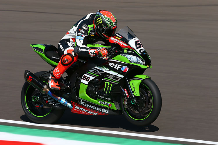 Tom Sykes auf der Kawasaki ZX-10RR in Imola