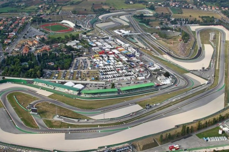 Der Misano World Circuit von oben