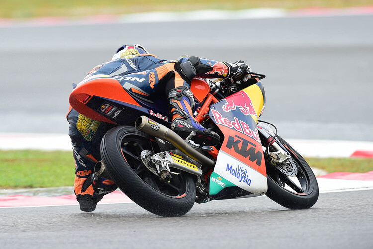 Brad Binder im Regen: Bestzeit im Malaysia-Qualifying