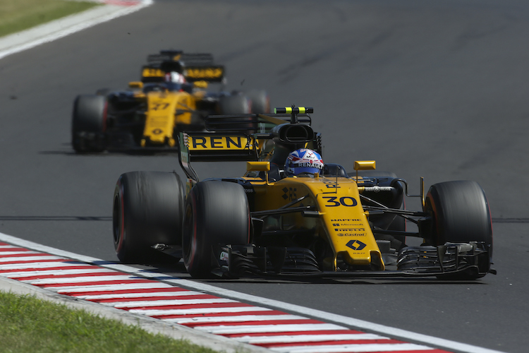 Jolyon Palmer und Nico Hülkenberg