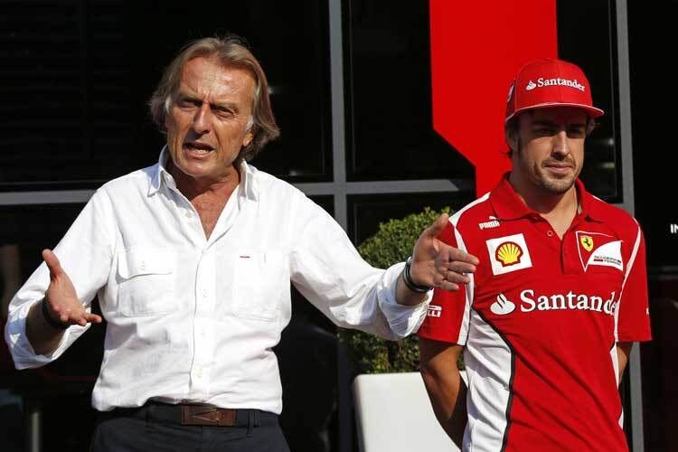 Luca di Montezemolo und Fernando Alonso 