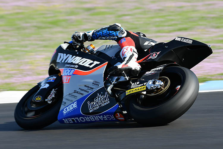 Marcel Schrötter beim IRTA-Test in Jerez 2019