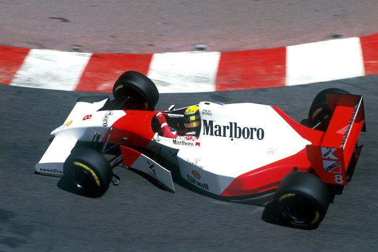 Ayrton Senna 1993 beim Grossen Preis von Monaco