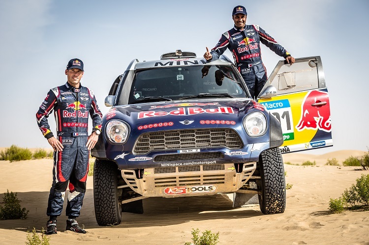 Mathieu Baumel (li.) und Nasser Al-Attiyah (re.)