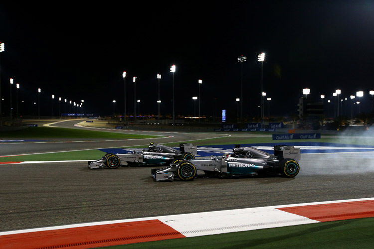 Gute Werbung für die Formel 1: Das Duell von Nico Rosberg und Lewis Hamilton in Bahrain