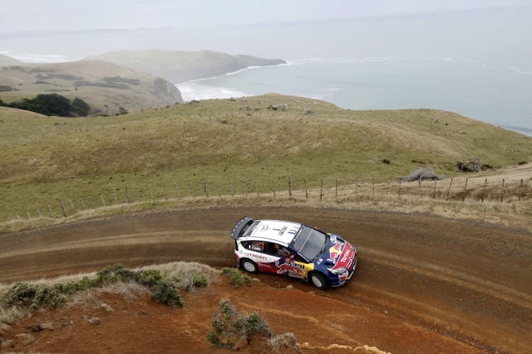 Sébastiien Loeb 2010 auf der «Whaanga Coast» 