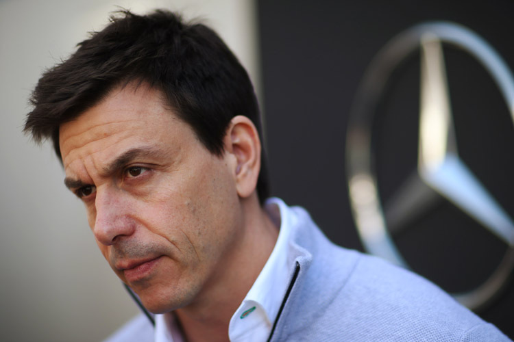 Toto Wolff: «Ferrari sieht hier sowohl beim Aufwärmen als auch im Renntrimm sehr stark aus»