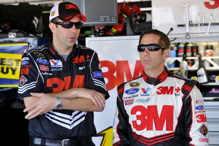 Crew Chief Matt Puccia und Greg Biffle