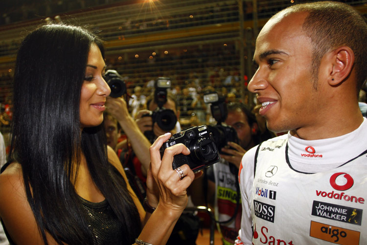 Ein Bild aus glücklicheren Tagen: Lewis Hamilton und Nicole Scherzinger