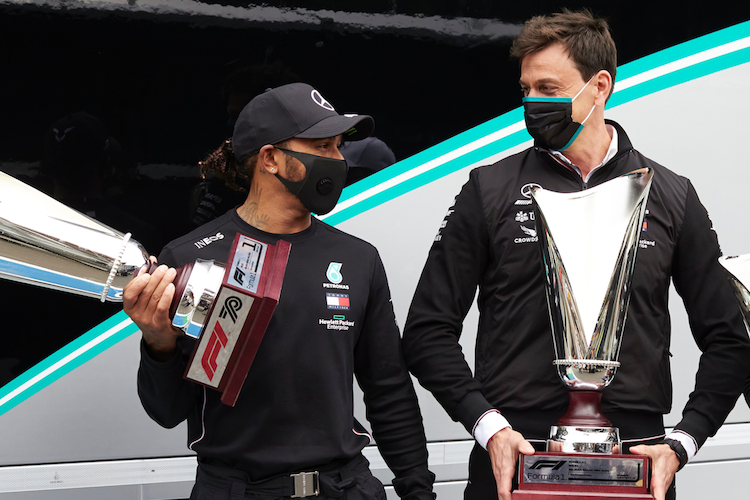 Lewis Hamilton und Toto Wolff