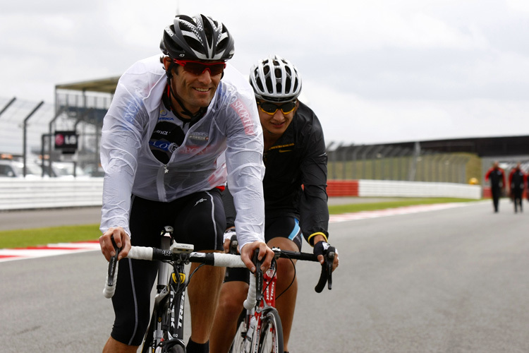 Radfahrer und GP-Sieger Mark Webber