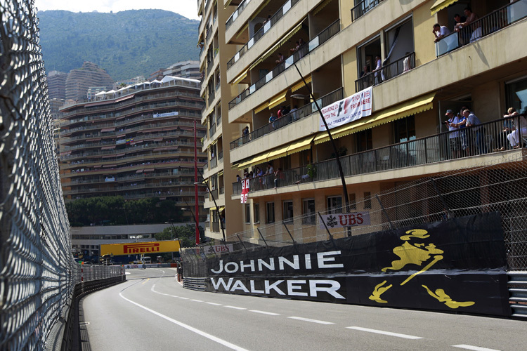 Johnnie Walker wirbt beim Monaco-GP