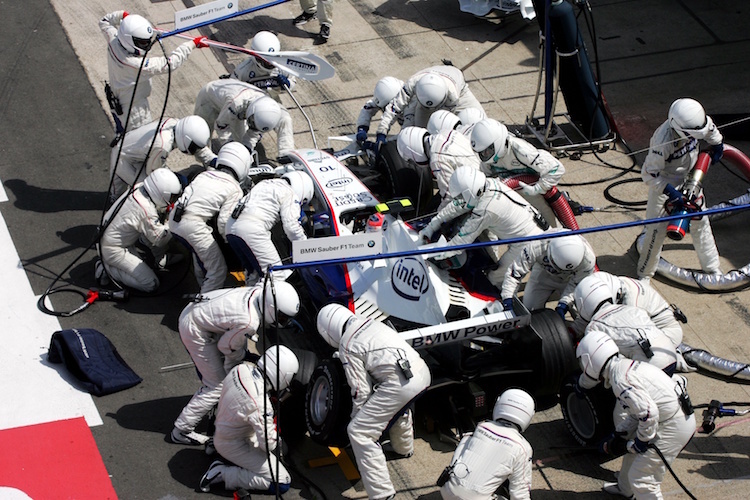 Robert Kubica mit seinem BMW-Sauber 2007