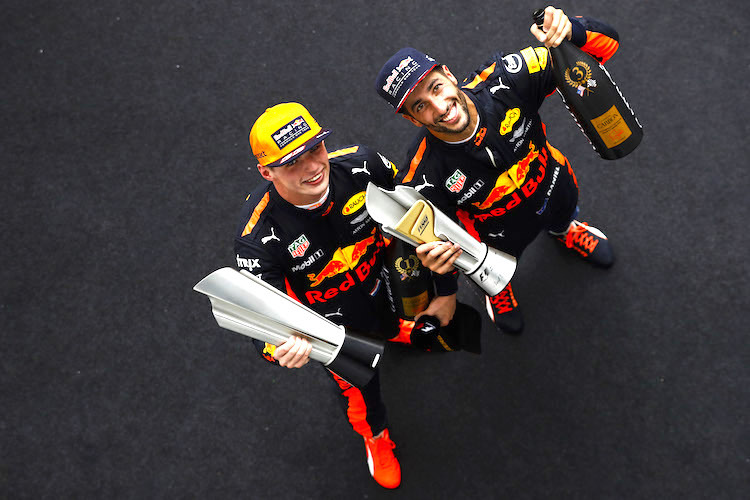 Max Verstappen und Daniel Ricciardo