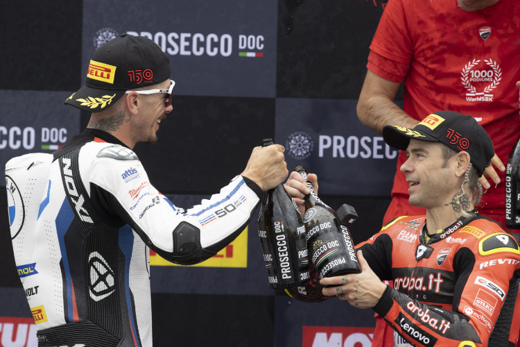 Scott Redding (li.) und Alvaro Bautista: Entgegengesetzte Meinung