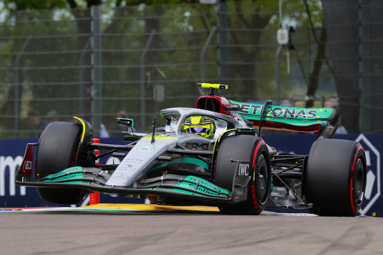 Lewis Hamilton in Imola