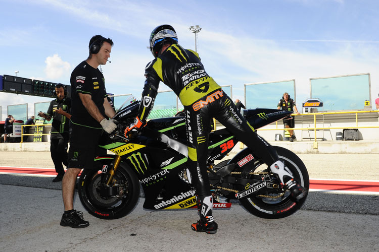 Bradley Smith beim Test in Misano