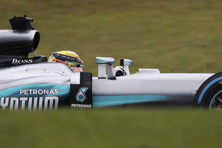 Lewis Hamilton sicherte sich die Pole zum Brasilien-GP