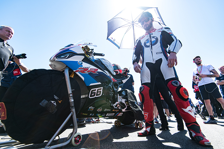 Tom Sykes mit seiner neuen BMW S1000RR