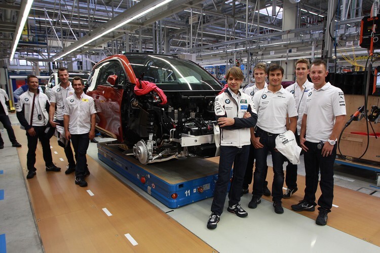 Die BMW-Piloten im Leipziger Werk