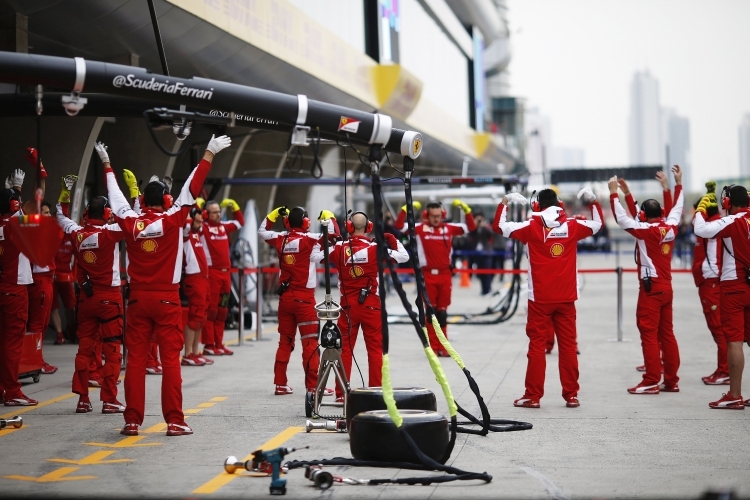 Das Team von Ferrari
