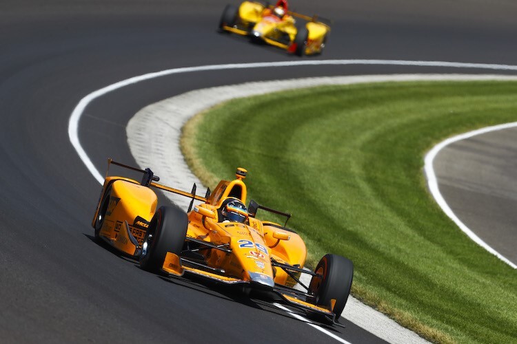 Fernando Alonso in Indianapolis