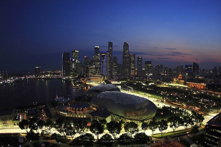 Einzigartige Atmosphäre in Singapur