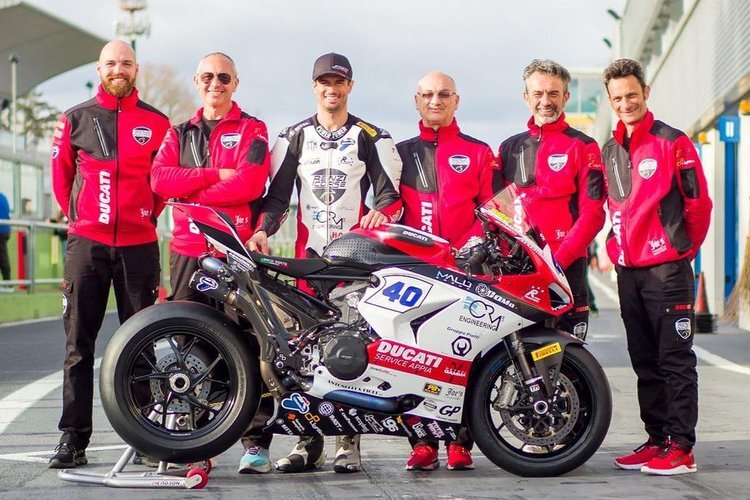 Simone Corsi und das Ducati-Team Renzi Corse