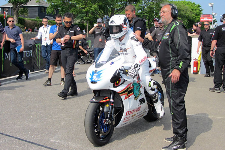 Bruce Anstey auf der Mugen Shinden Go