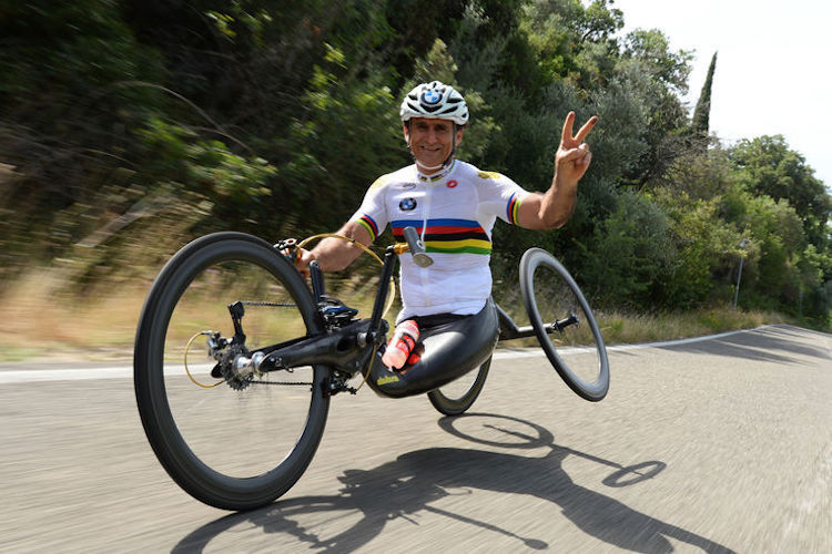 Alex Zanardi beim Training