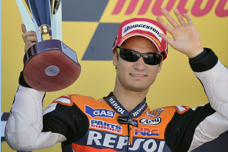 In Motegi will Dani Pedrosa wieder einen Siegerpokal