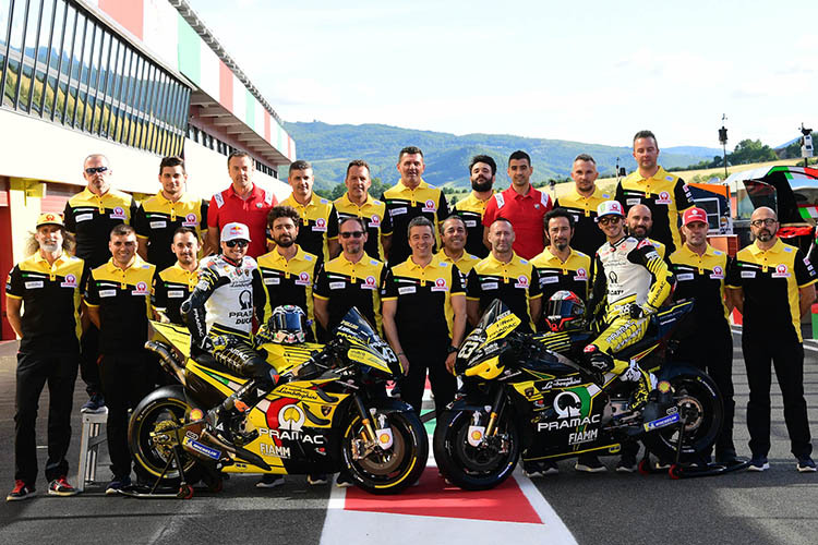 Das Pramac-Team beim Mugello-GP 2019