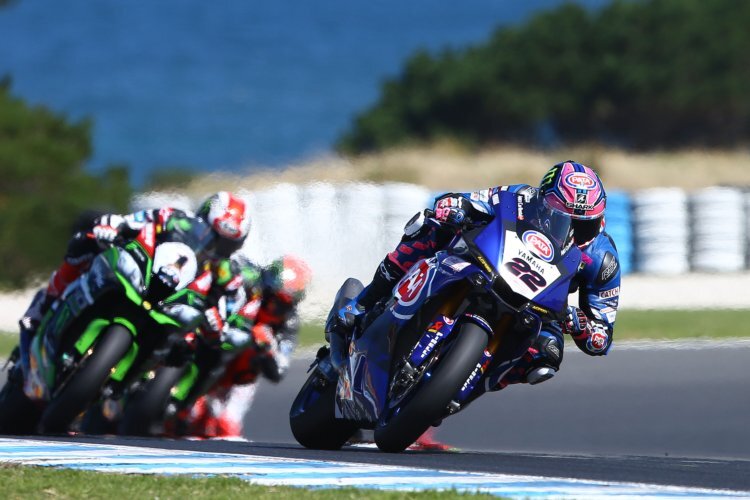 Alex Lowes konnte schon auf Phillip Island zeitweise den Weltmeister hinter sich halten