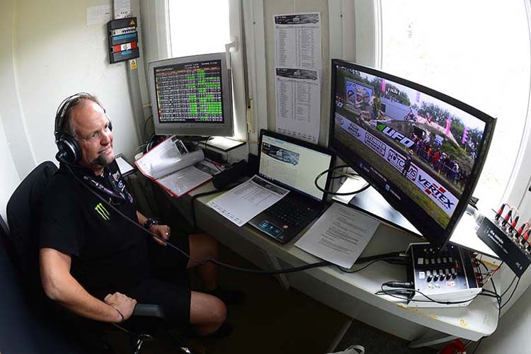 Ulf Simon: Seit Jahren bei Motocross-GP hinter dem TV-Mikrofon