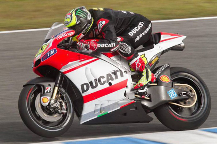 Cal Crutchlow mit der Ducati in Jerez